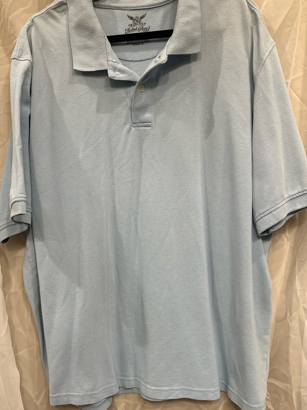 Faded Glory Men's Light Blue Polo Shirt
